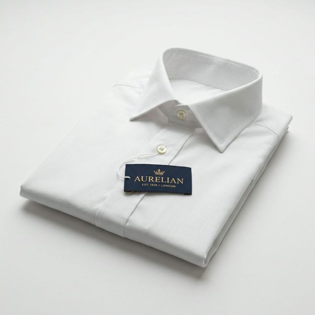 Finished Premium White Cotton Shirt
